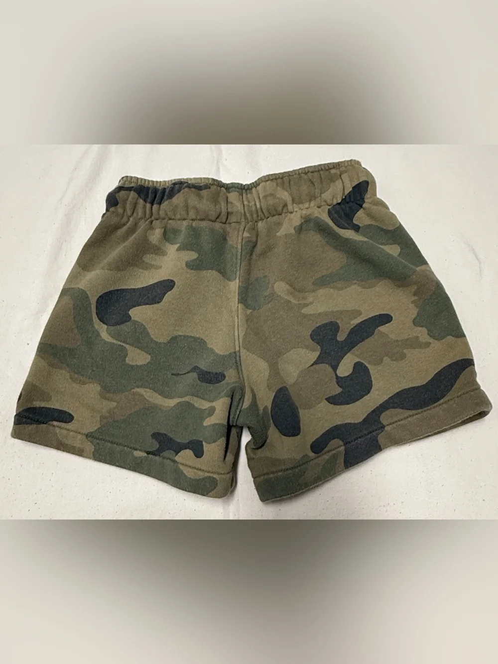 Old Navy Boys Camo Elastic-Waist Shorts in Green and Brown